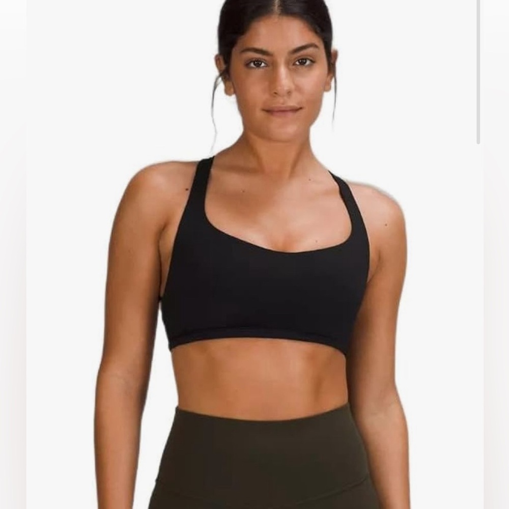 lululemon Free to Be Wild Strappy Sports Bra Black